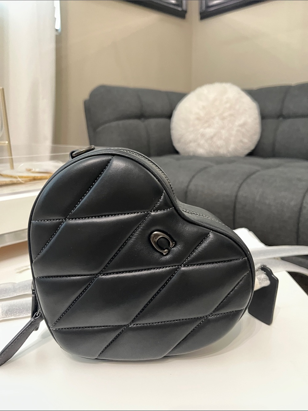 Coach Heart Shaped Crossbody/Clutch